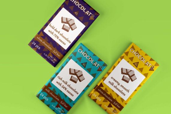 Chocolat3 full bar packaging