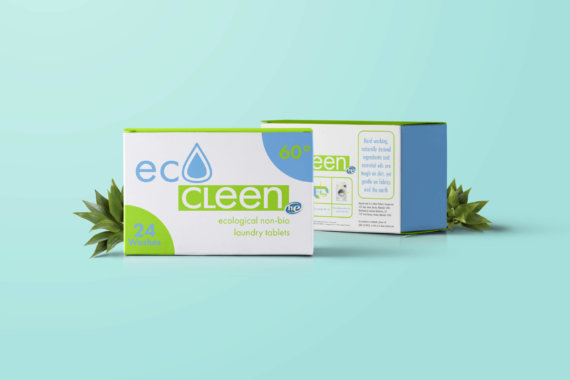 Ecocleen laundry packaging