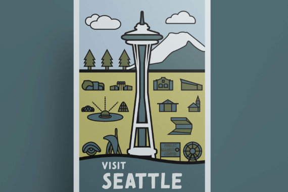 seattle_travel_poster