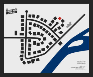 Shelfield Oaks MCM neighborhood map